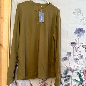 Olive Green Long Sleeve Shirt